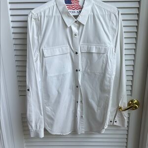 Calvin Klein Jeans White Button Down Shirt